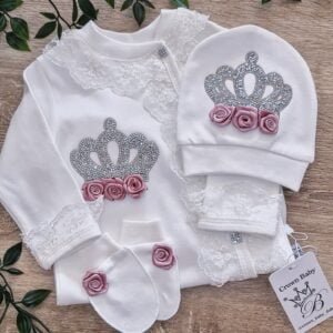 مجموعة كراون بيبي الجديدة من 3 قطع